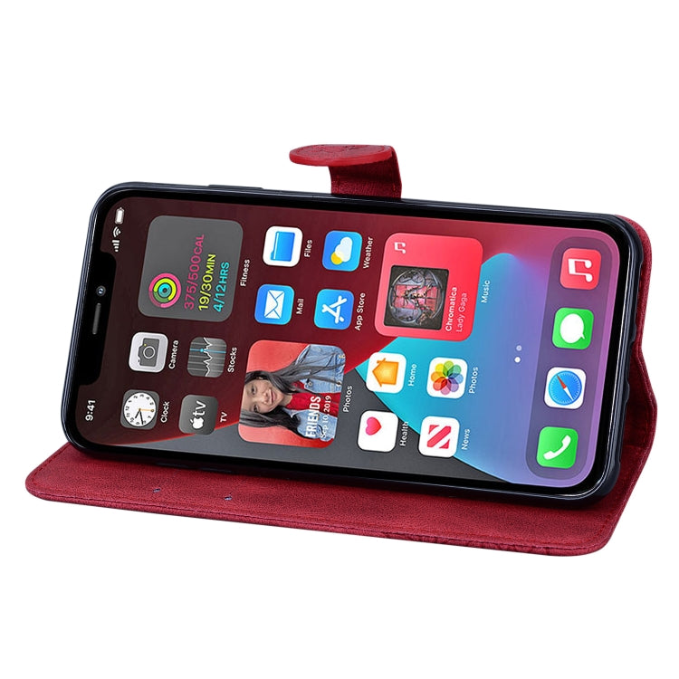 For iPhone 12 Pro Max Retro Skin Feel Butterflies Embossing Horizontal Flip Leather Case with Holder & Card Slots & Wallet