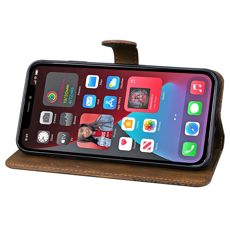 For iPhone 12 Pro Max Retro Skin Feel Butterflies Embossing Horizontal Flip Leather Case with Holder & Card Slots & Wallet