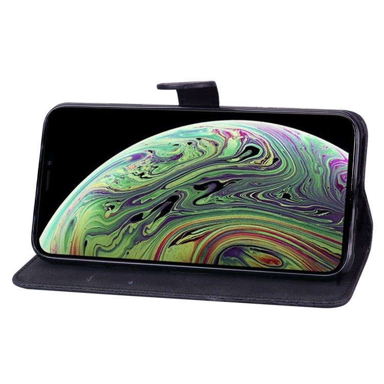 For iPhone XS Max Retro Skin Feel Butterflies Embossing Horizontal Flip Leather Case with Holder & Card Slots & Wallet