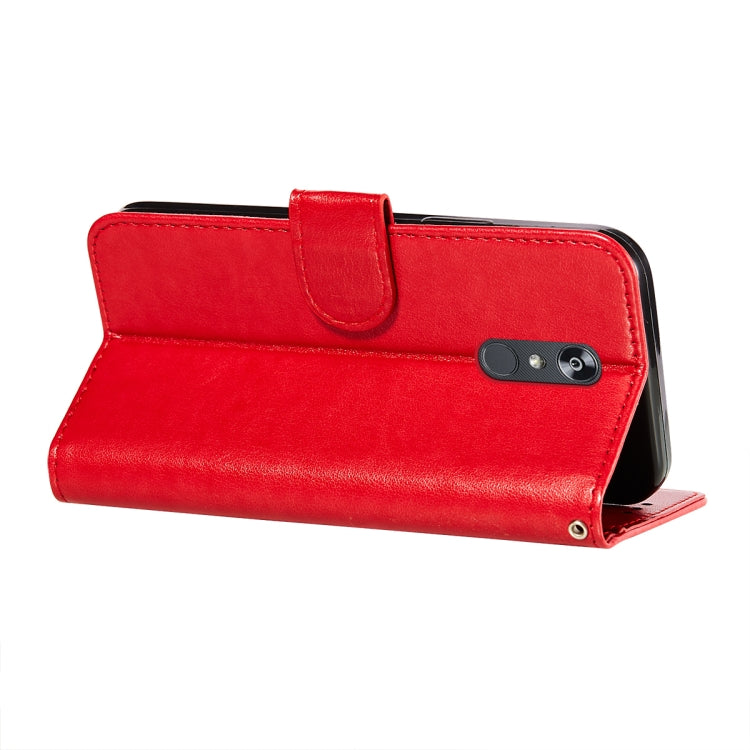 For LG Stylo 4 Flower Vine Embossing Pattern Horizontal Flip Leather Case with Card Slot & Holder & Wallet & Lanyard