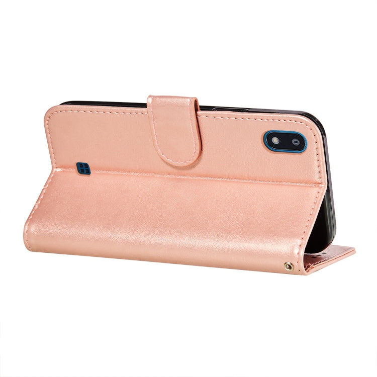 For LG K20 Flower Vine Embossing Pattern Horizontal Flip Leather Case with Card Slot & Holder & Wallet & Lanyard