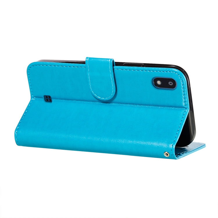 For LG K20 Flower Vine Embossing Pattern Horizontal Flip Leather Case with Card Slot & Holder & Wallet & Lanyard