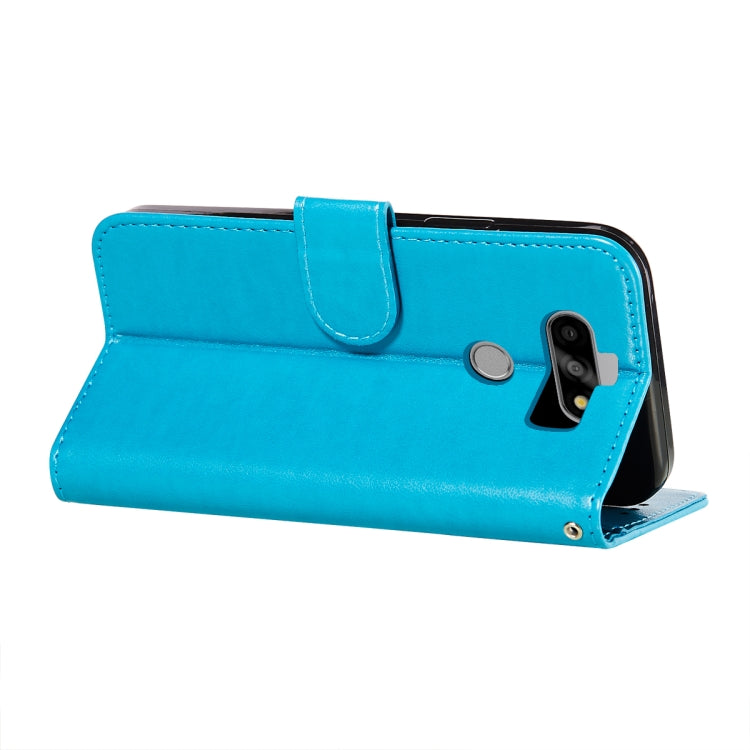 For LG K31 Flower Vine Embossing Pattern Horizontal Flip Leather Case with Card Slot & Holder & Wallet & Lanyard