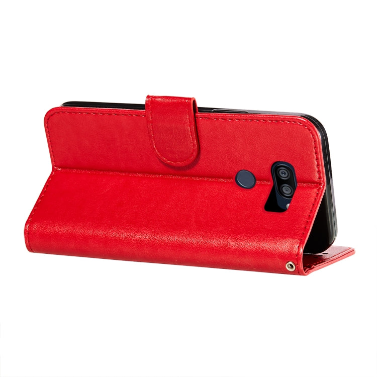 For LG K40S Flower Vine Embossing Pattern Horizontal Flip Leather Case with Card Slot & Holder & Wallet & Lanyard