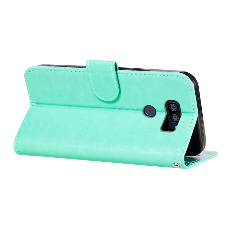 For LG K40S Flower Vine Embossing Pattern Horizontal Flip Leather Case with Card Slot & Holder & Wallet & Lanyard