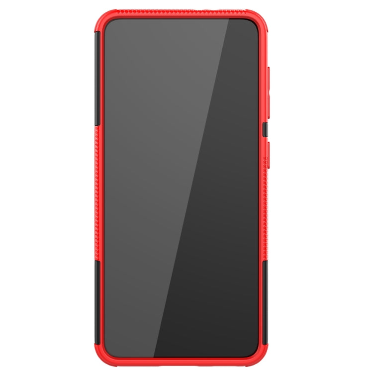 For Samsung Galaxy S21 5G Tire Texture Shockproof TPU+PC Protective Case with Holder