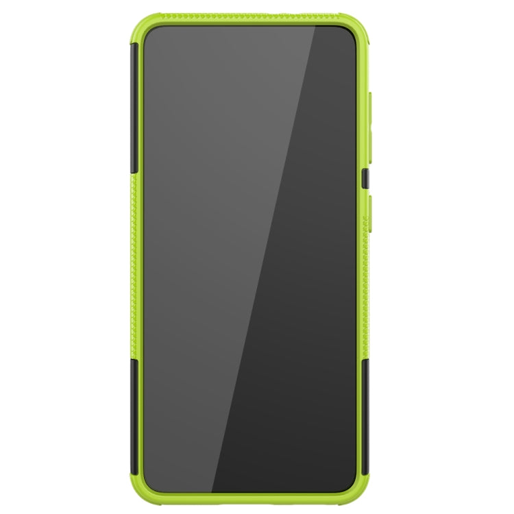 For Samsung Galaxy S21 5G Tire Texture Shockproof TPU+PC Protective Case with Holder