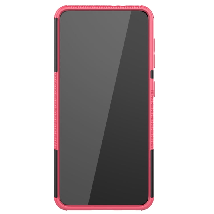 For Samsung Galaxy S21 5G Tire Texture Shockproof TPU+PC Protective Case with Holder