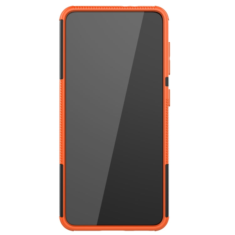 For Samsung Galaxy S21 5G Tire Texture Shockproof TPU+PC Protective Case with Holder