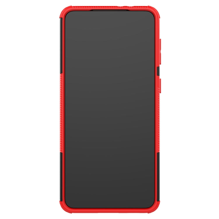 For Samsung Galaxy S21+ 5G Tire Texture Shockproof TPU+PC Protective Case with Holder