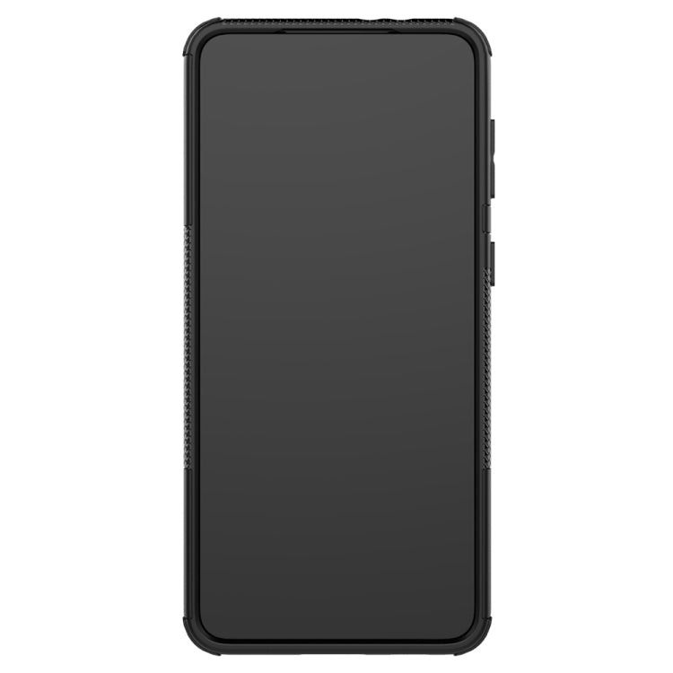 For Samsung Galaxy S21+ 5G Tire Texture Shockproof TPU+PC Protective Case with Holder