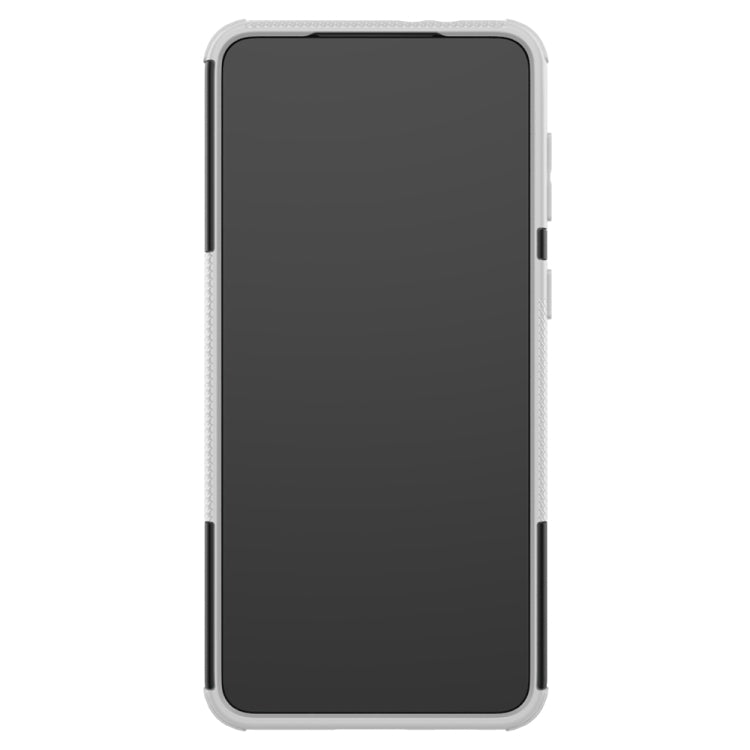 For Samsung Galaxy S21+ 5G Tire Texture Shockproof TPU+PC Protective Case with Holder