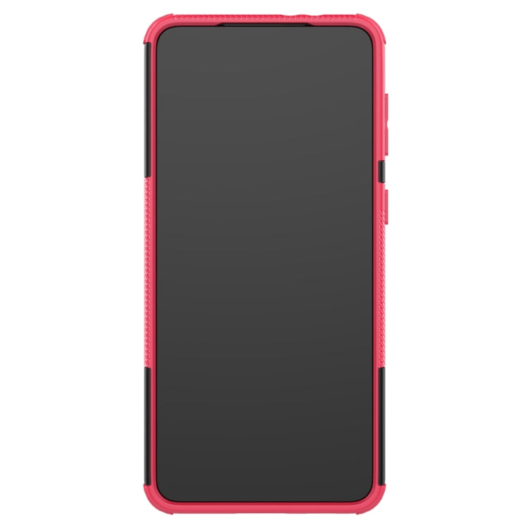For Samsung Galaxy S21+ 5G Tire Texture Shockproof TPU+PC Protective Case with Holder