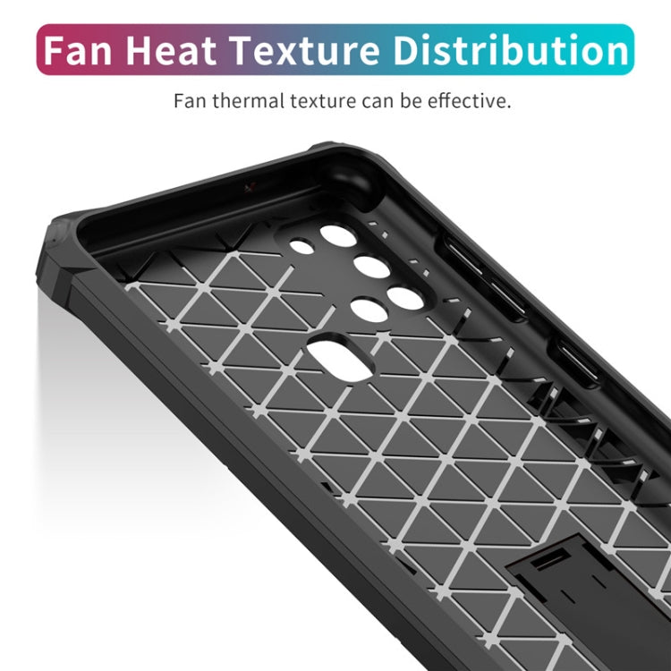 For Samsung Galaxy A21s Shockproof TPU + PC Protective Case with Invisible Holder
