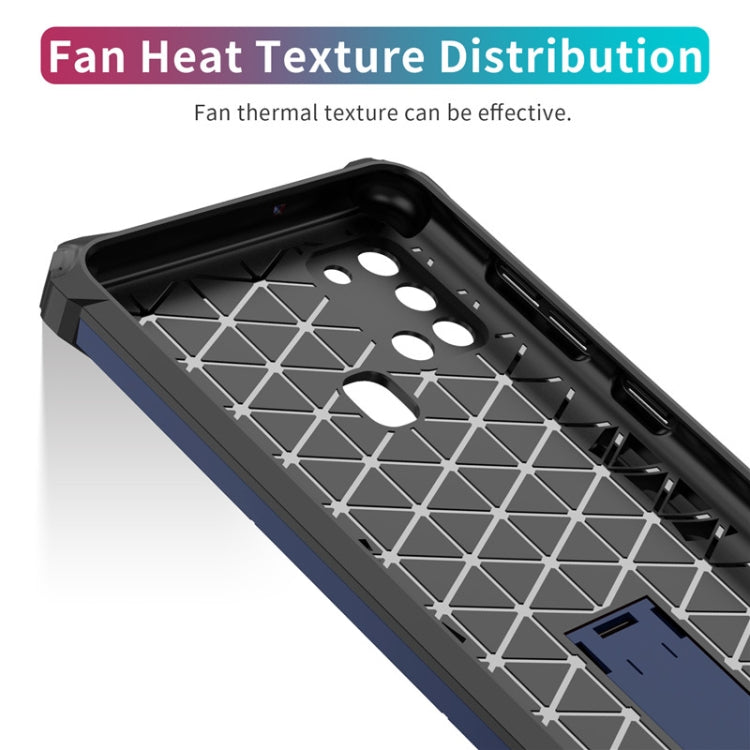 For Samsung Galaxy A21s Shockproof TPU + PC Protective Case with Invisible Holder