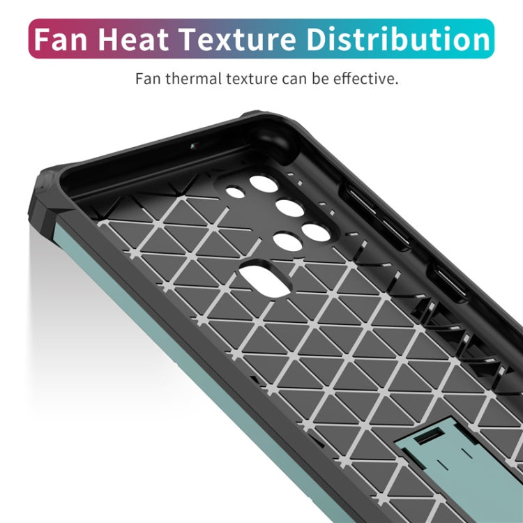 For Samsung Galaxy A21s Shockproof TPU + PC Protective Case with Invisible Holder