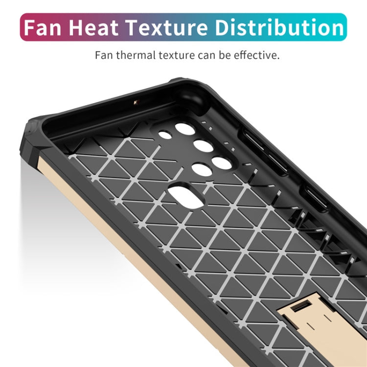 For Samsung Galaxy A21s Shockproof TPU + PC Protective Case with Invisible Holder