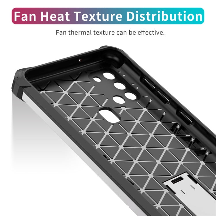 For Samsung Galaxy A21s Shockproof TPU + PC Protective Case with Invisible Holder