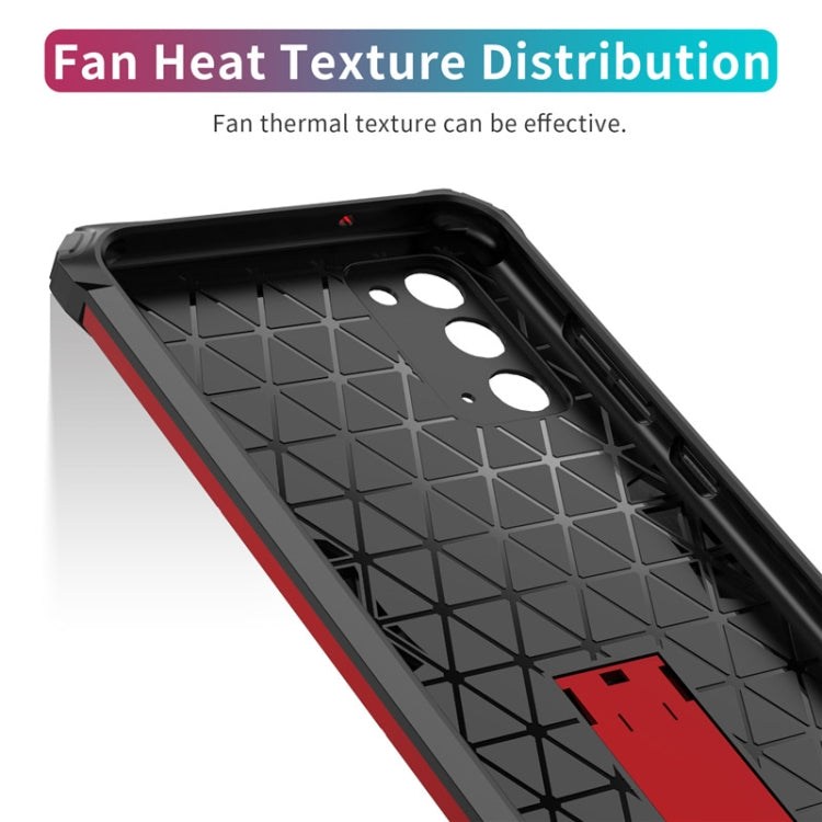 For Samsung Galaxy Note20 Shockproof TPU + PC Protective Case with Invisible Holder