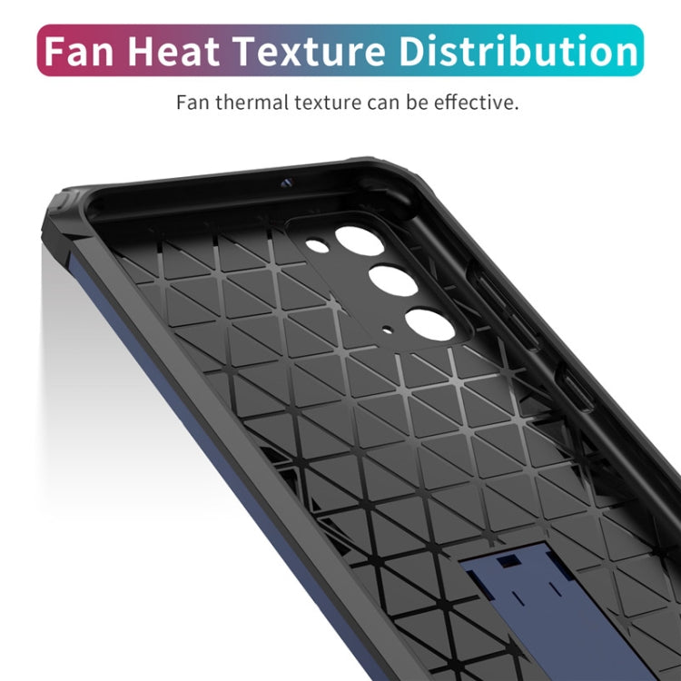 For Samsung Galaxy Note20 Shockproof TPU + PC Protective Case with Invisible Holder