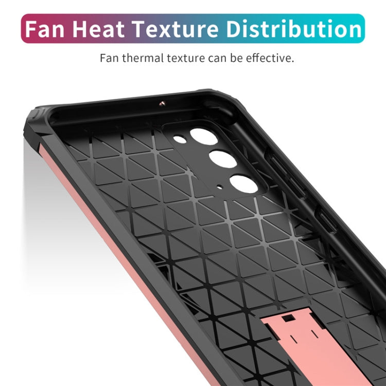 For Samsung Galaxy Note20 Shockproof TPU + PC Protective Case with Invisible Holder