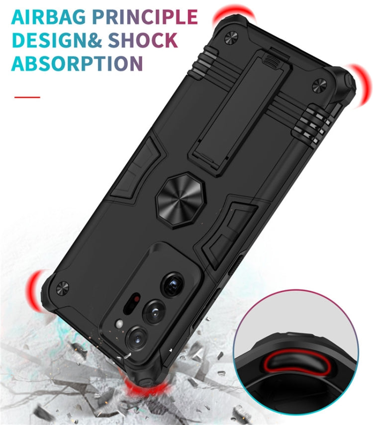 For Samsung Galaxy Note20 Ultra Shockproof TPU + PC Protective Case with Invisible Holder