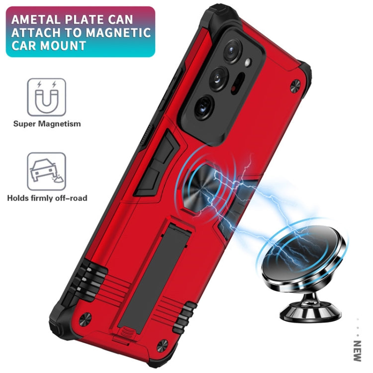 For Samsung Galaxy Note20 Ultra Shockproof TPU + PC Protective Case with Invisible Holder