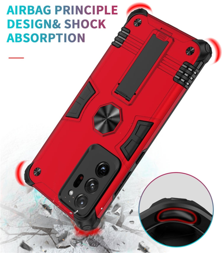 For Samsung Galaxy Note20 Ultra Shockproof TPU + PC Protective Case with Invisible Holder