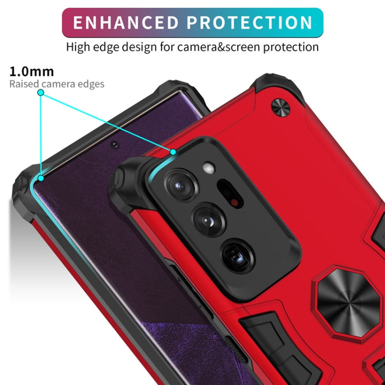 For Samsung Galaxy Note20 Ultra Shockproof TPU + PC Protective Case with Invisible Holder