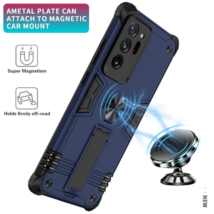 For Samsung Galaxy Note20 Ultra Shockproof TPU + PC Protective Case with Invisible Holder