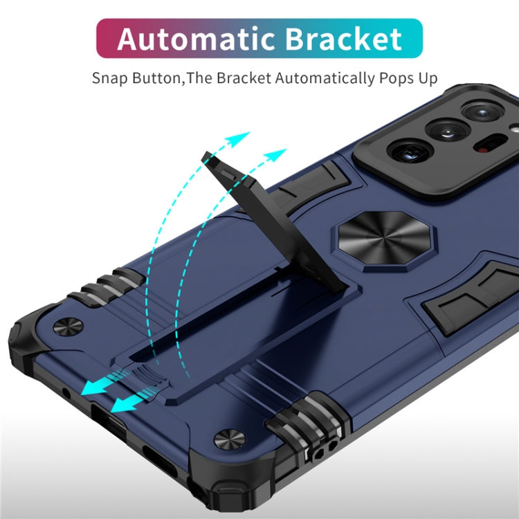 For Samsung Galaxy Note20 Ultra Shockproof TPU + PC Protective Case with Invisible Holder