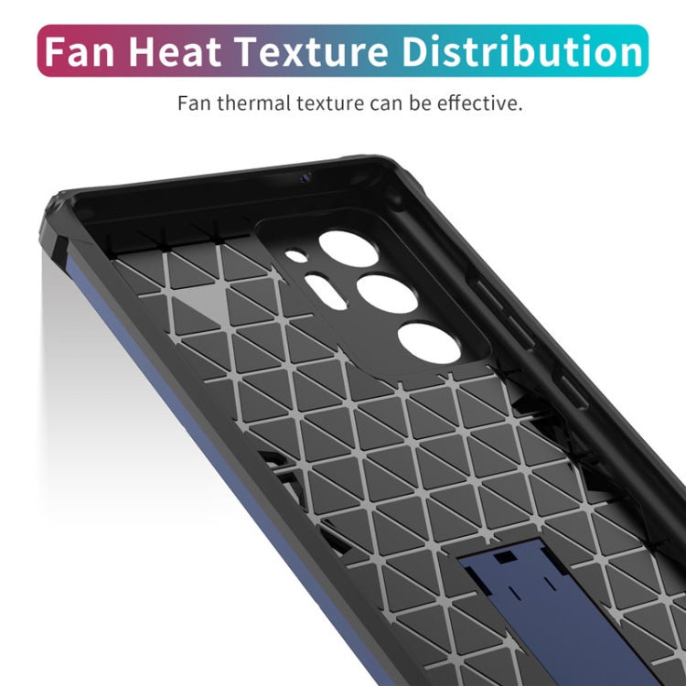 For Samsung Galaxy Note20 Ultra Shockproof TPU + PC Protective Case with Invisible Holder