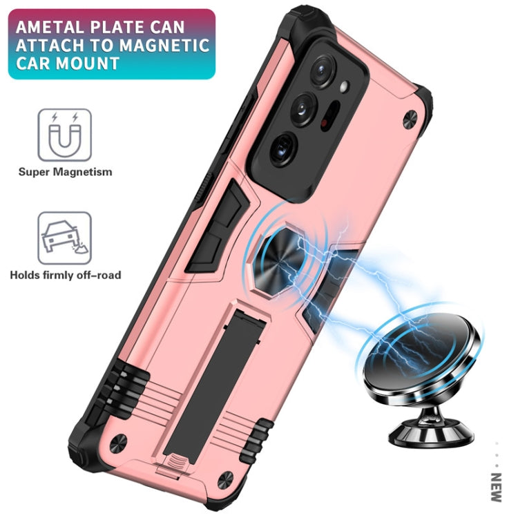 For Samsung Galaxy Note20 Ultra Shockproof TPU + PC Protective Case with Invisible Holder