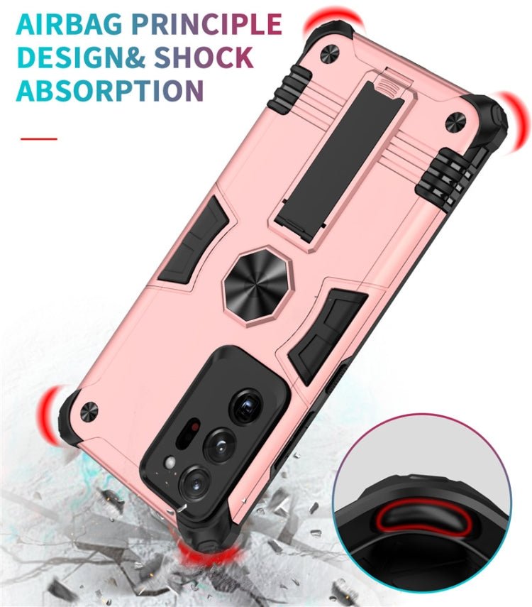 For Samsung Galaxy Note20 Ultra Shockproof TPU + PC Protective Case with Invisible Holder