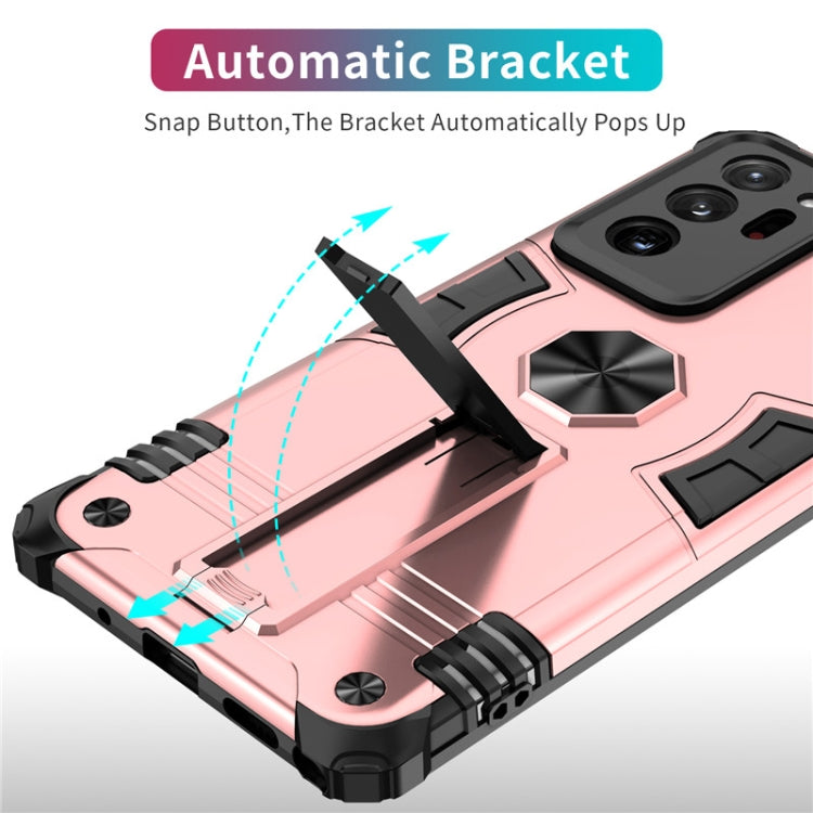 For Samsung Galaxy Note20 Ultra Shockproof TPU + PC Protective Case with Invisible Holder
