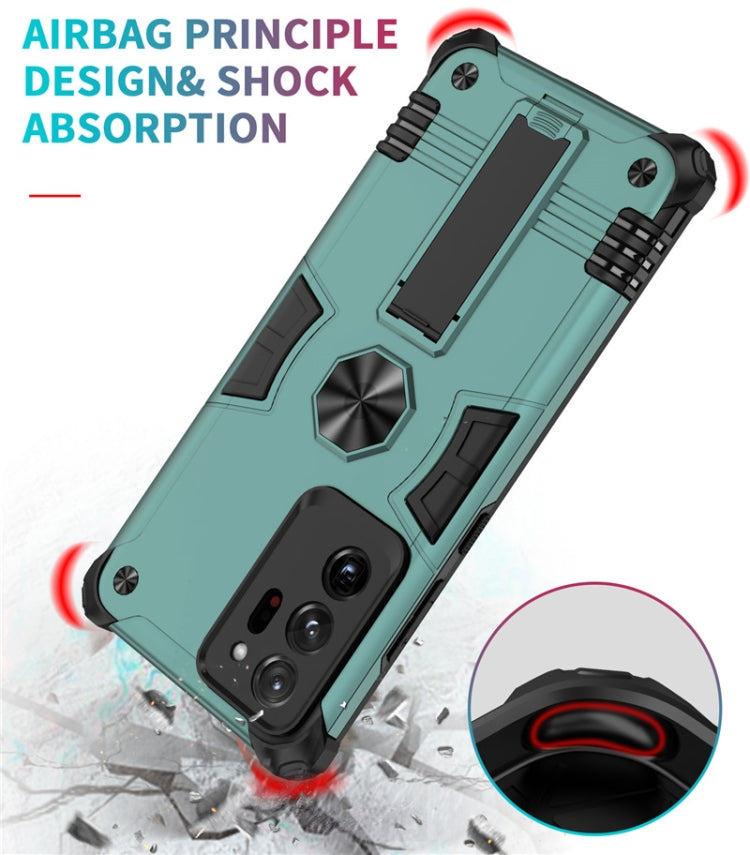 For Samsung Galaxy Note20 Ultra Shockproof TPU + PC Protective Case with Invisible Holder