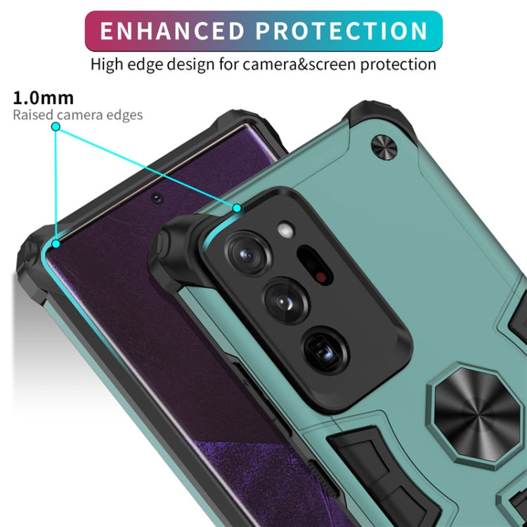 For Samsung Galaxy Note20 Ultra Shockproof TPU + PC Protective Case with Invisible Holder