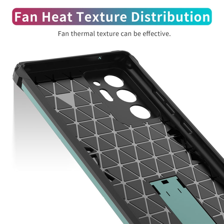 For Samsung Galaxy Note20 Ultra Shockproof TPU + PC Protective Case with Invisible Holder
