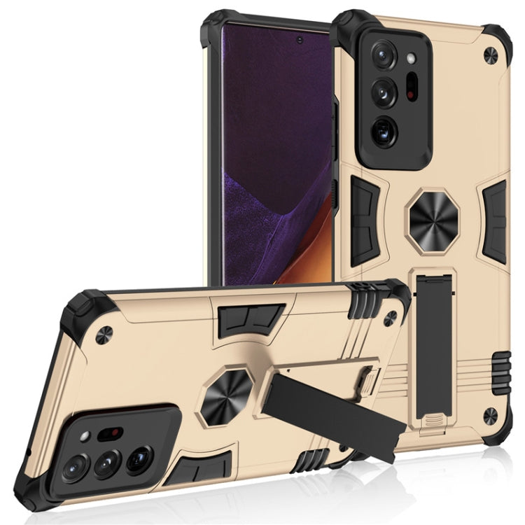 For Samsung Galaxy Note20 Ultra Shockproof TPU + PC Protective Case with Invisible Holder