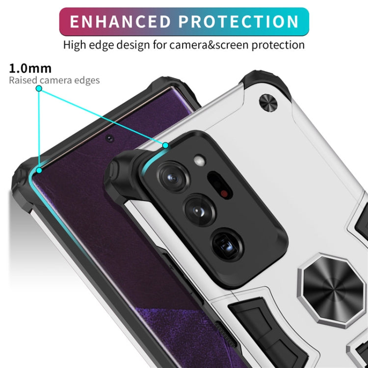 For Samsung Galaxy Note20 Ultra Shockproof TPU + PC Protective Case with Invisible Holder