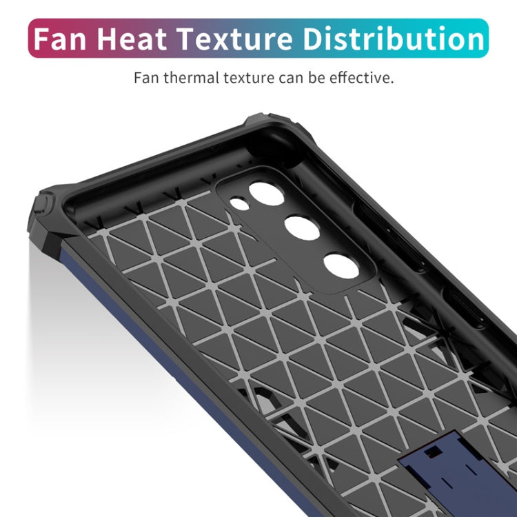 For Samsung Galaxy S20 FE Shockproof TPU + PC Protective Case with Invisible Holder