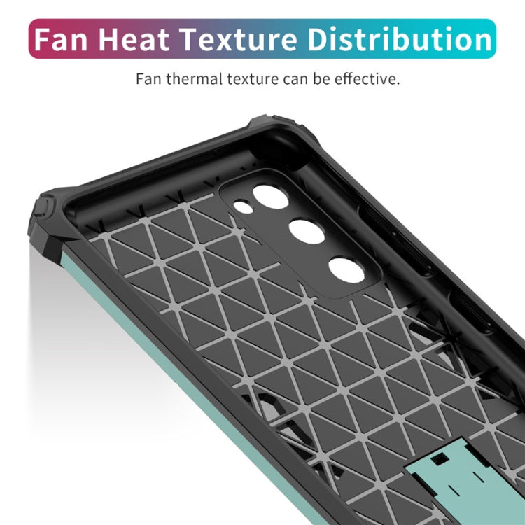 For Samsung Galaxy S20 FE Shockproof TPU + PC Protective Case with Invisible Holder