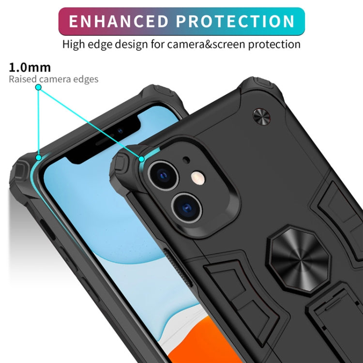 For iPhone 11 Pro Shockproof TPU + PC Protective Case with Invisible Holder