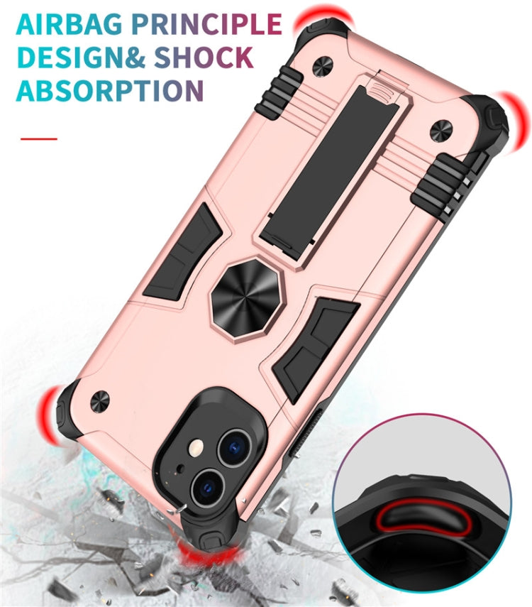 For iPhone 11 Pro Shockproof TPU + PC Protective Case with Invisible Holder