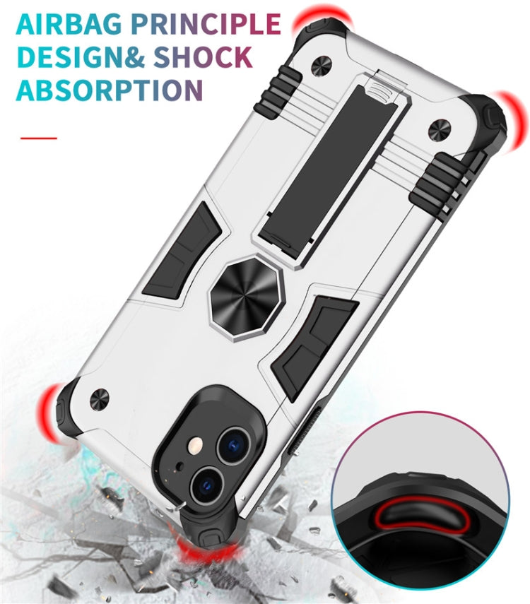 For iPhone 11 Pro Shockproof TPU + PC Protective Case with Invisible Holder