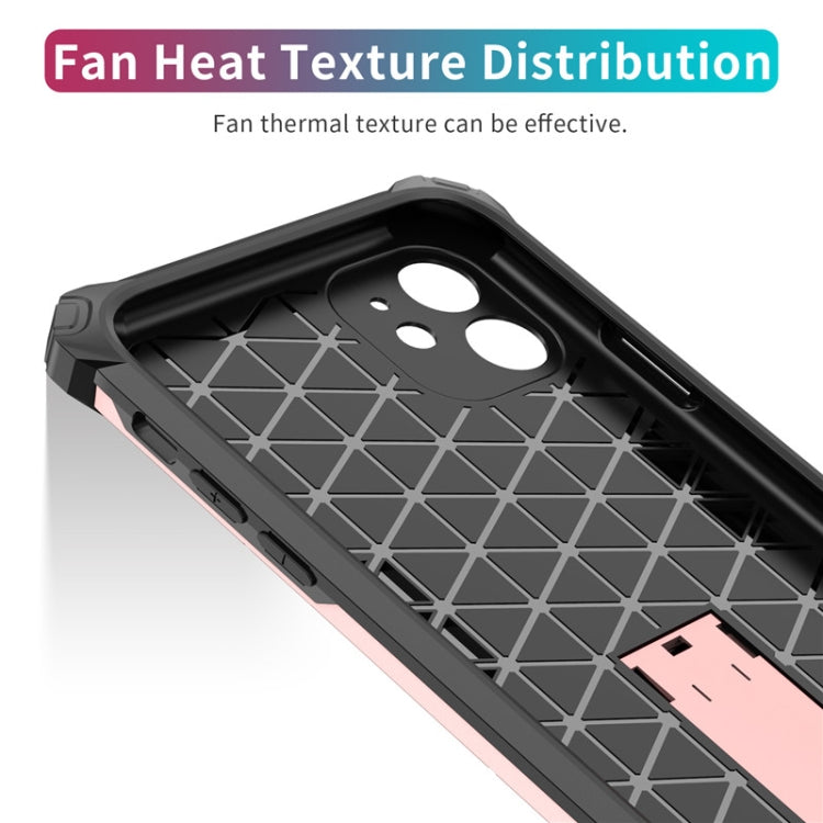 For iPhone 11 Shockproof TPU + PC Protective Case with Invisible Holder