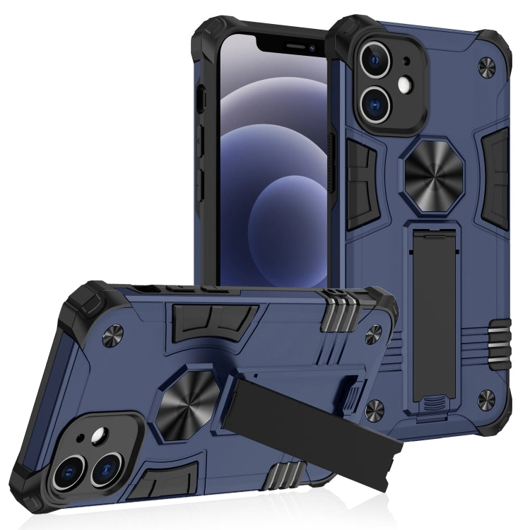 For iPhone 12 mini Shockproof TPU + PC Protective Case with Invisible Holder