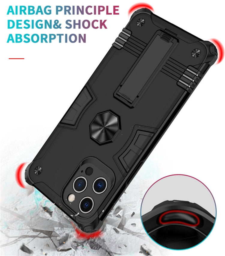 For iPhone 12 Pro Max Shockproof TPU + PC Protective Case with Invisible Holder
