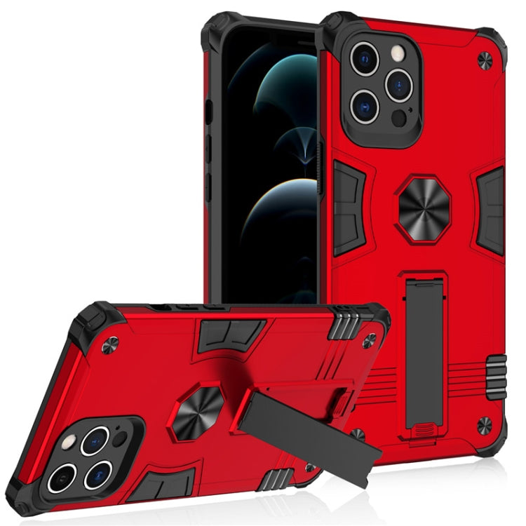 For iPhone 12 Pro Max Shockproof TPU + PC Protective Case with Invisible Holder