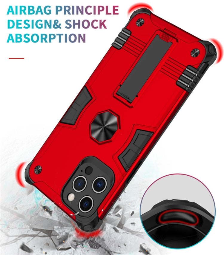 For iPhone 12 Pro Max Shockproof TPU + PC Protective Case with Invisible Holder